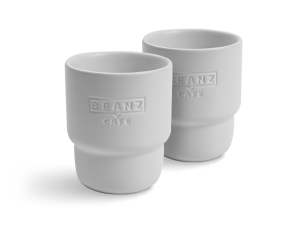 Ivory BeanZ - šoljice za kapućino (x2)